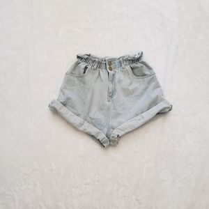Amazon | Paperbag Denim Shorts